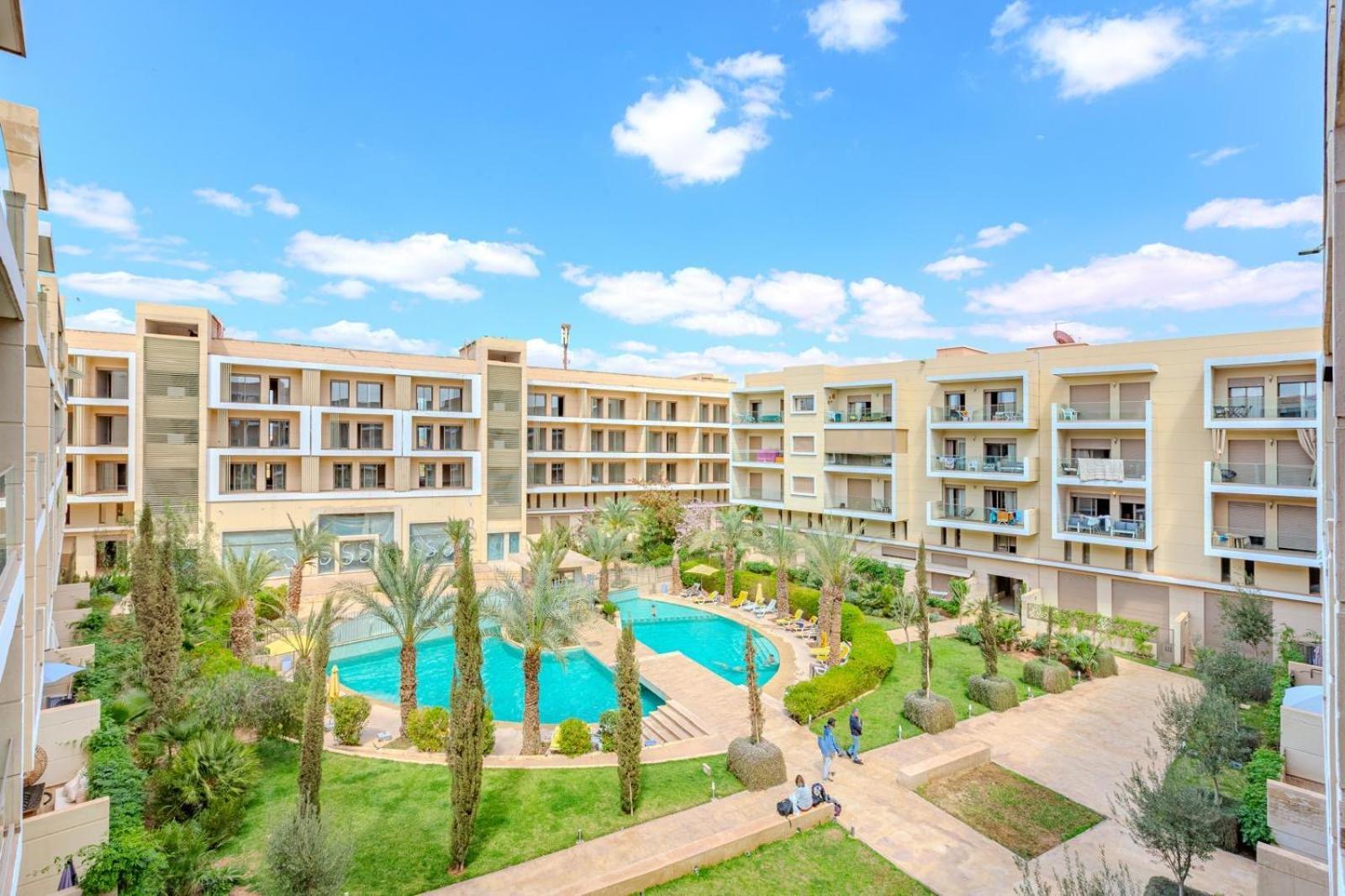 Апартаменти Royal Deluxe Platinum - Marrakech, Luxe Pool View Марракеш Екстер'єр фото